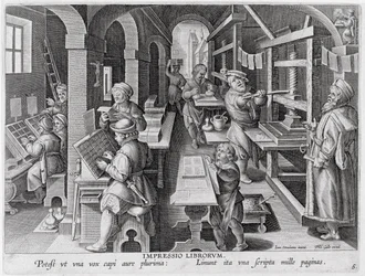 The Development of Printing, plate 5 from 